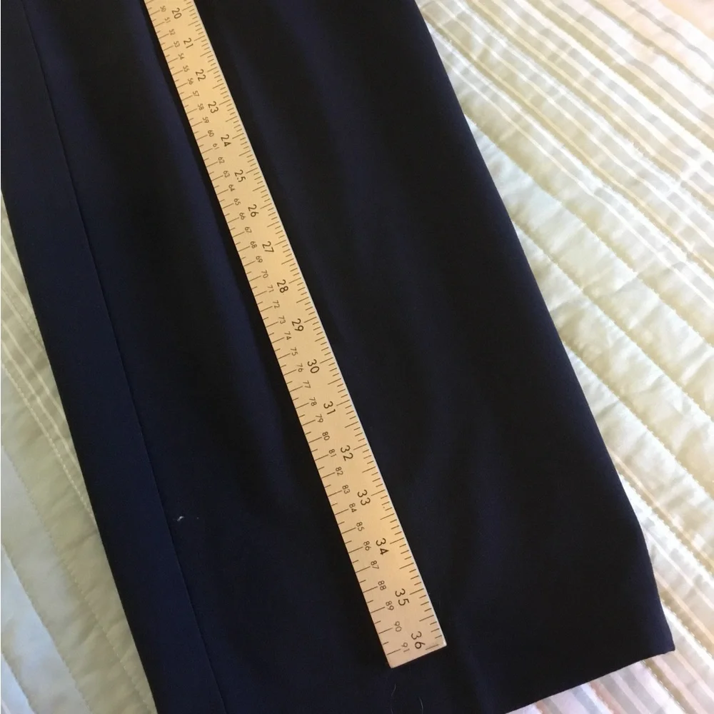 Briggs New York Navy Trousers 16 short straight leg Fly front
